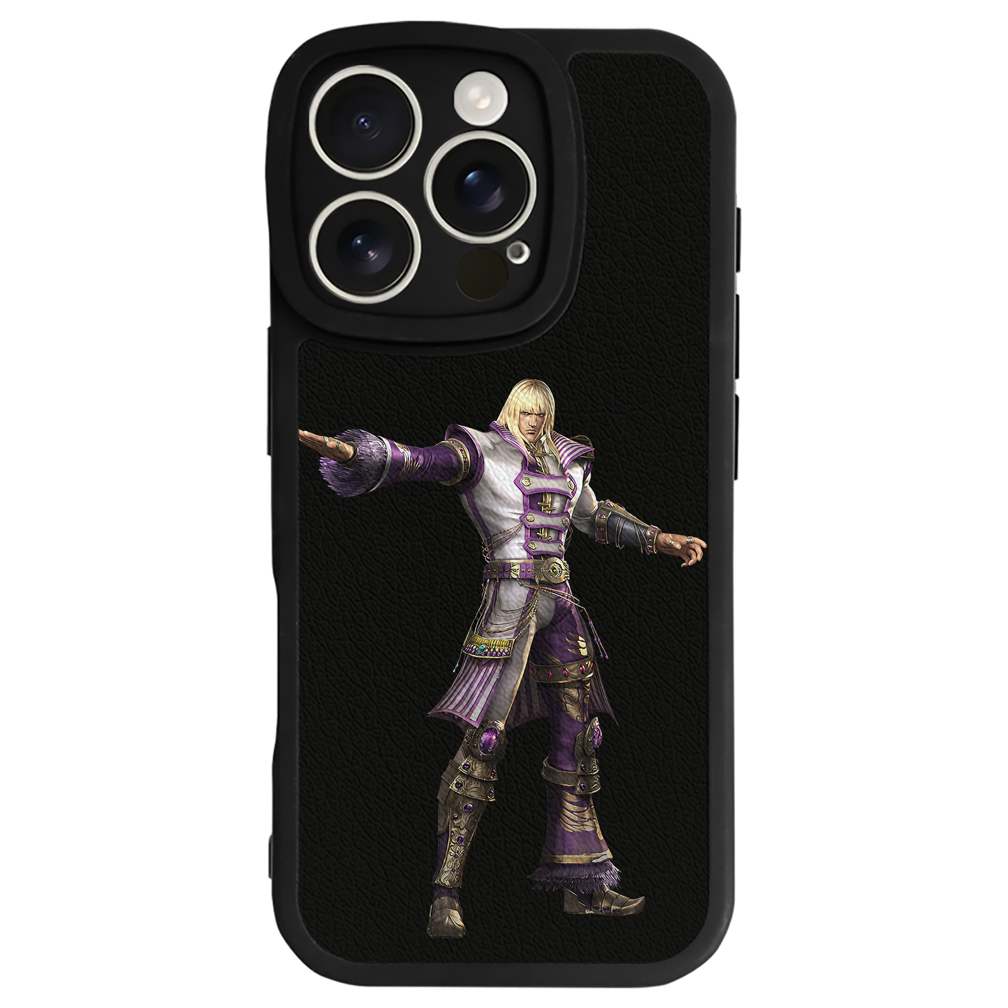 （画像用） 北斗の拳 Fist of the North Star 【iPhone 16シリーズ対応】シリコンスマホケース（レザー調） 材質：シリコン